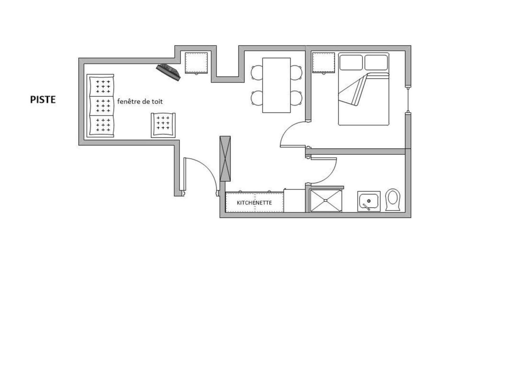 Moderne Mansarde Au Pied Des Pistes Centre Village - Fr-1-344-860 Apartment